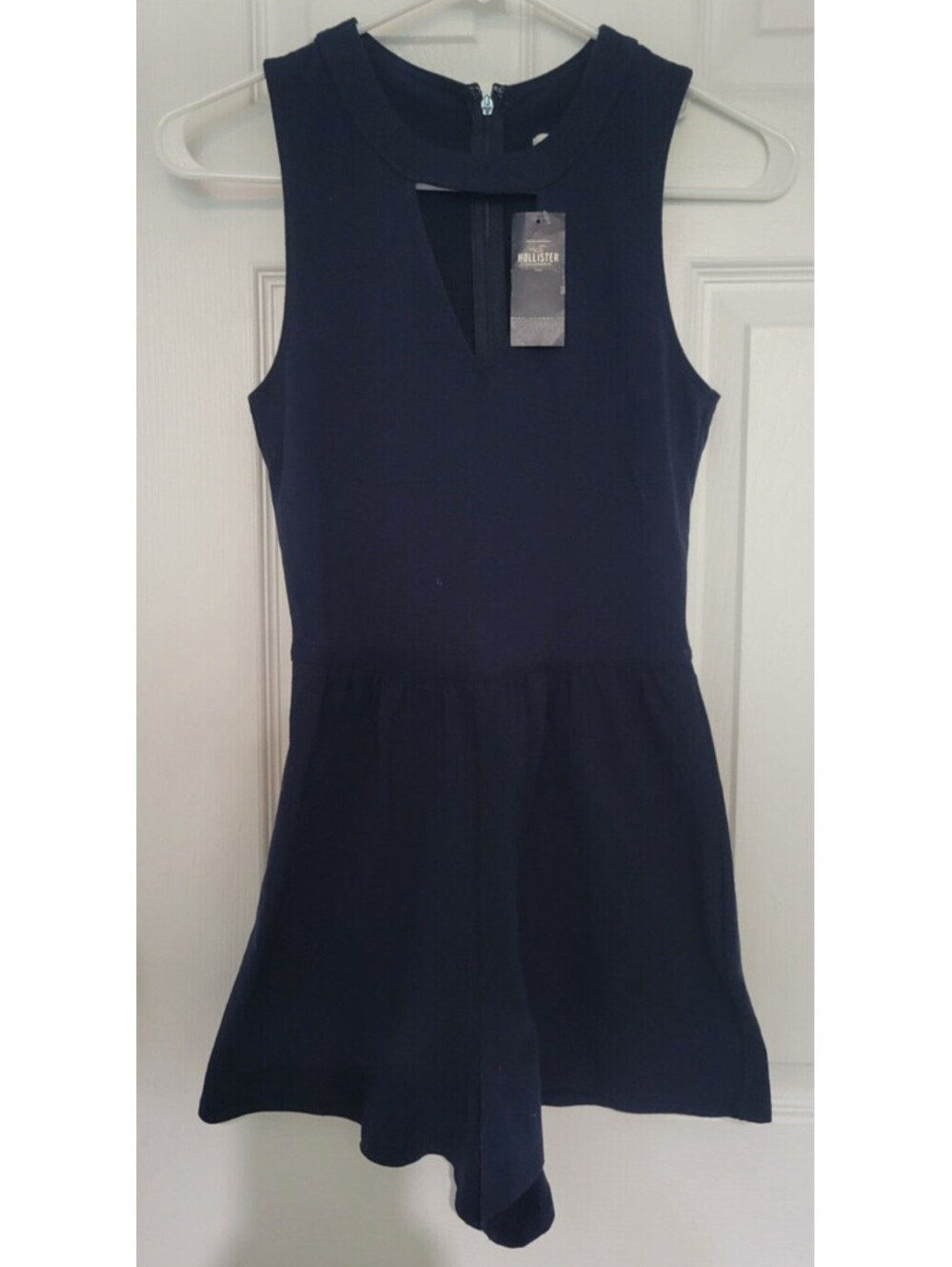 Hollister Romper Shorts Size Small Navy-Blue NWT